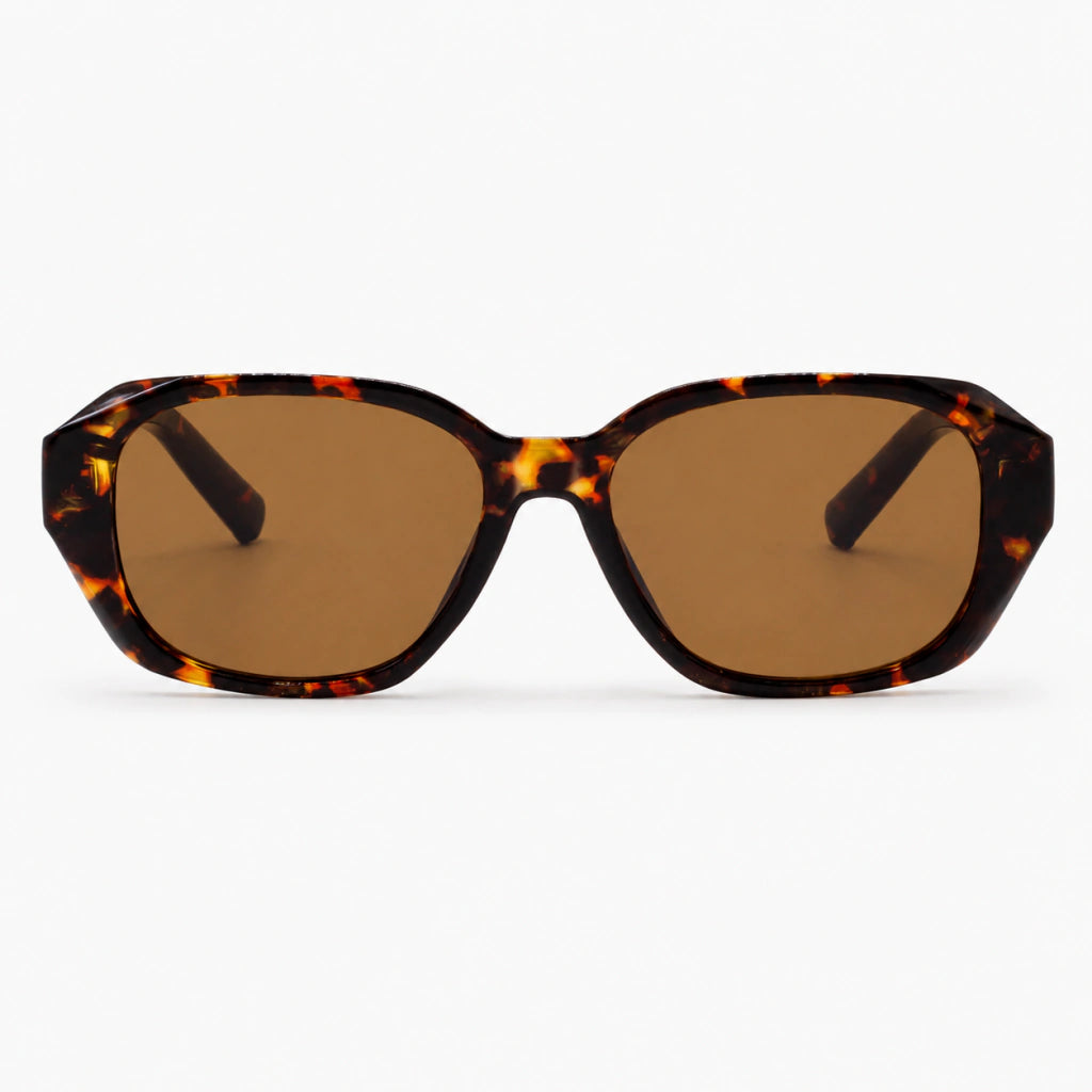 Óculos de Sol Amy Animal Print/Marrom - C3