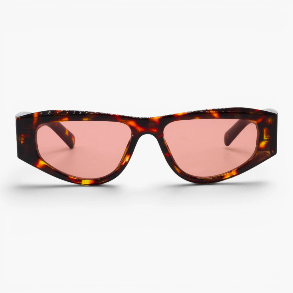 Óculos de Sol Firenze Animal Print/Vermelho - C5