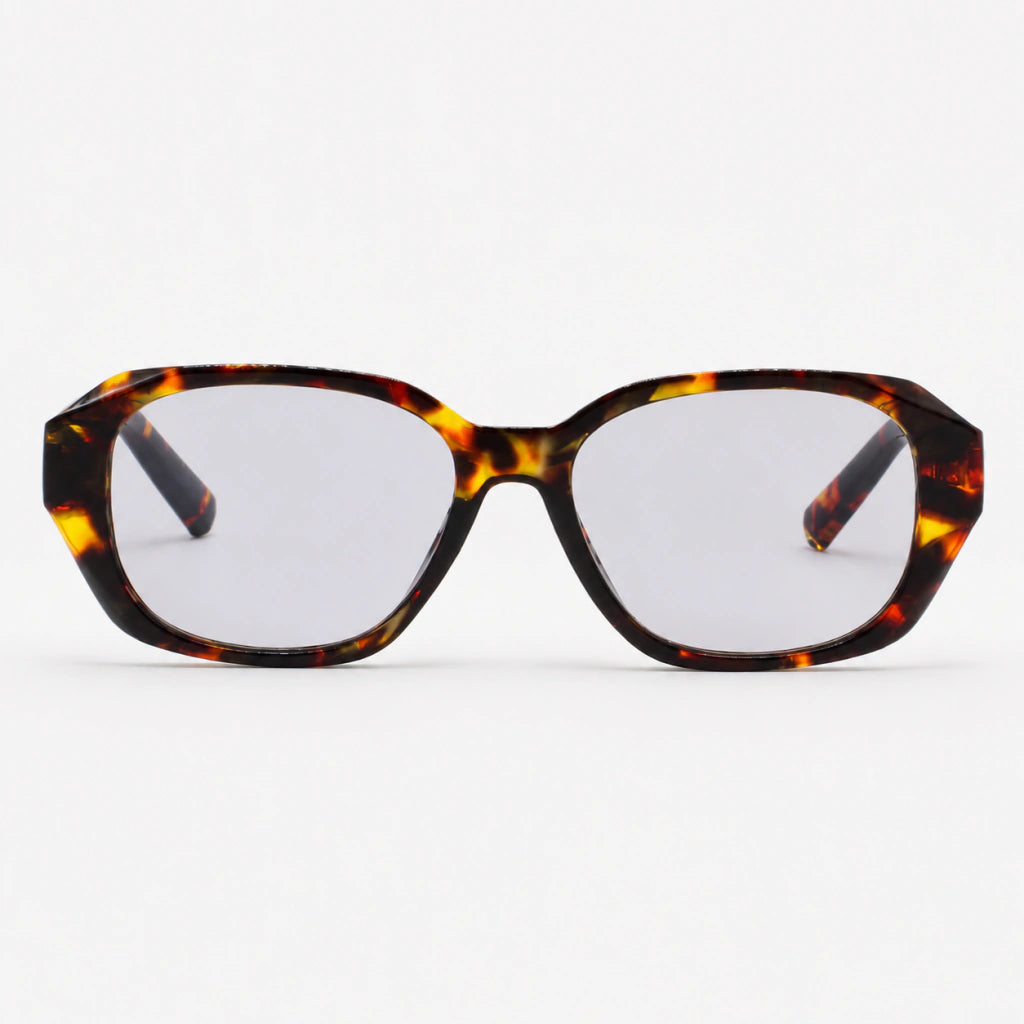 Óculos de Sol Amy Animal Print/Cinza - C4